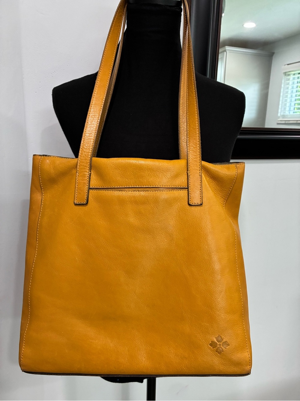 Patricia Nash Mustard Leather Tote